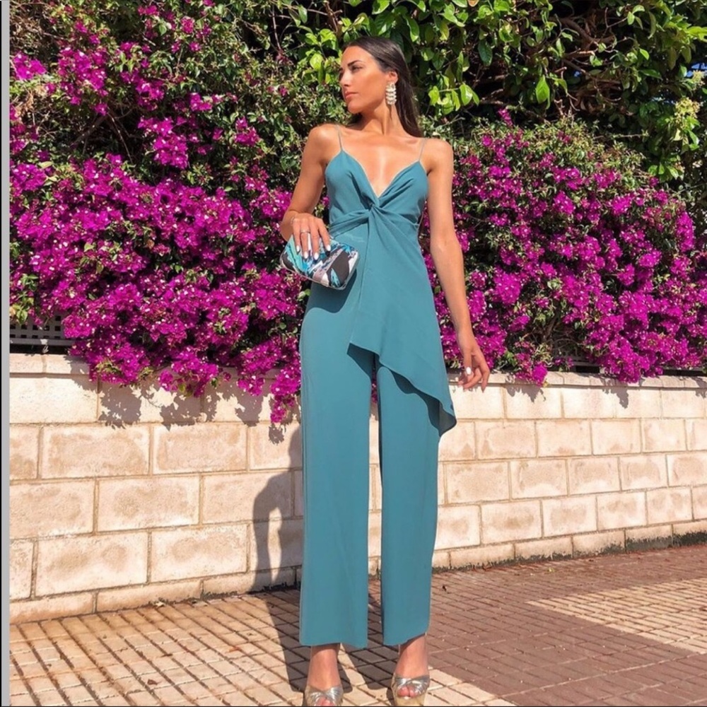 ZARA strappy jumpsuit with knot! RARE